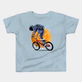 astronaut riding a bike Kids T-Shirt